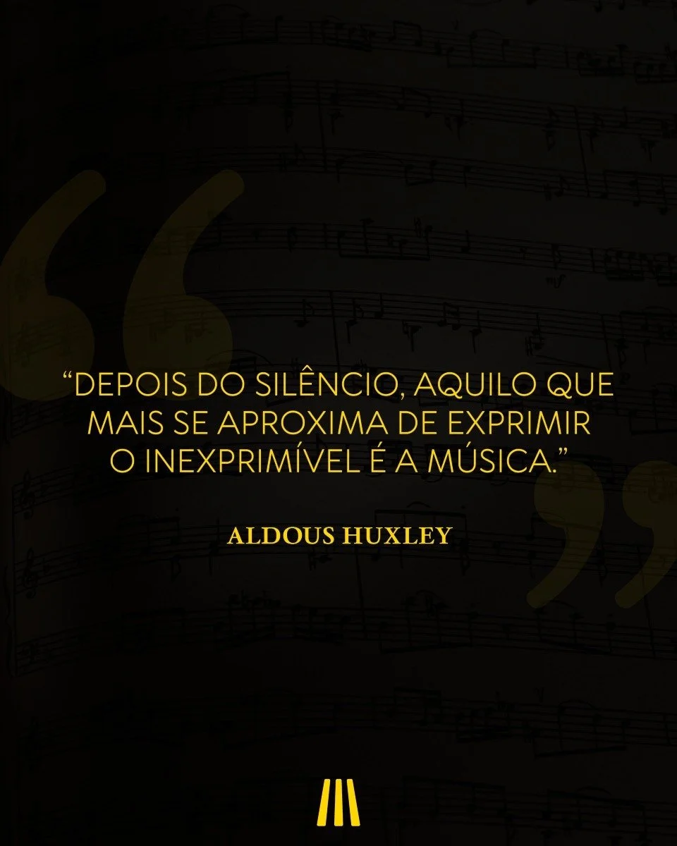 "Depois do sil&ecirc;ncio, aquilo que mais se aproxima de exprimir o inexprim&iacute;vel &eacute; a m&uacute;sica."-Aldous Huxley
#melleoharmonia #orquestra #musicaclassica #frases #aldoushuxley